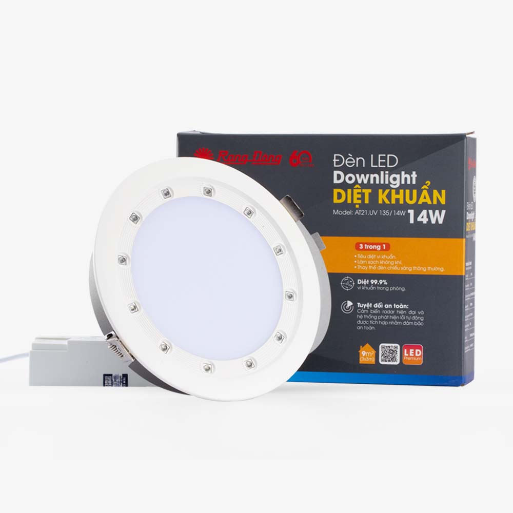 Đèn LED âm trần Downlight diệt khuẩn