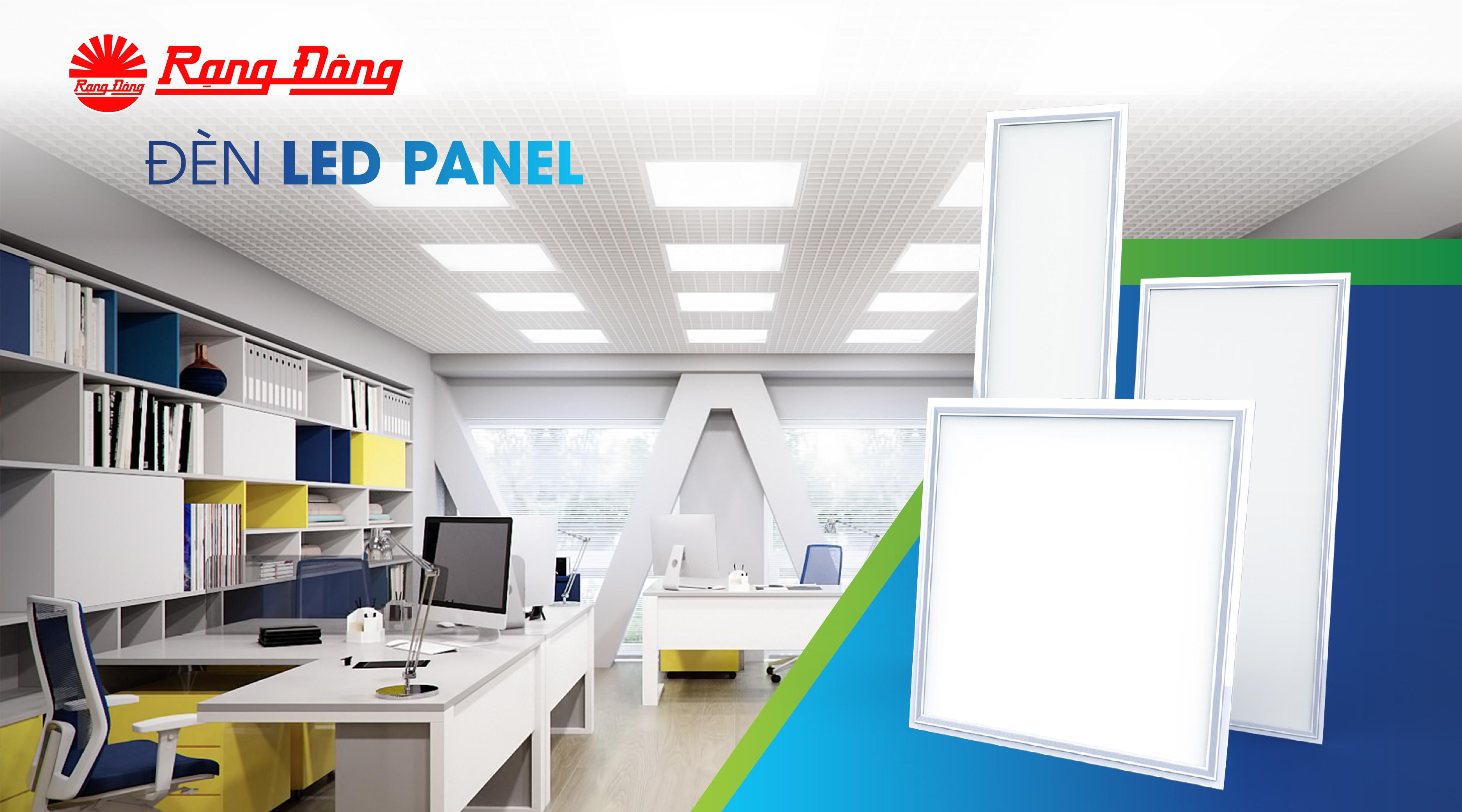 Đèn LED Panel là gì ? Cấu tạo và ứng dụng của đèn LED Panel